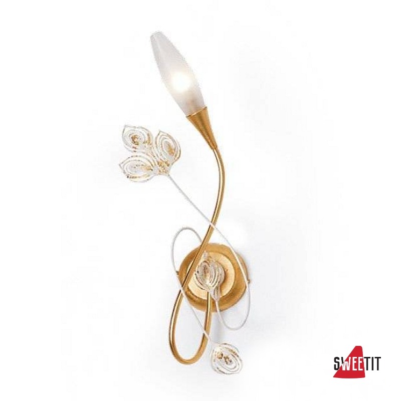 Бра Masca Peacock 1869/A1 Oro bianco
