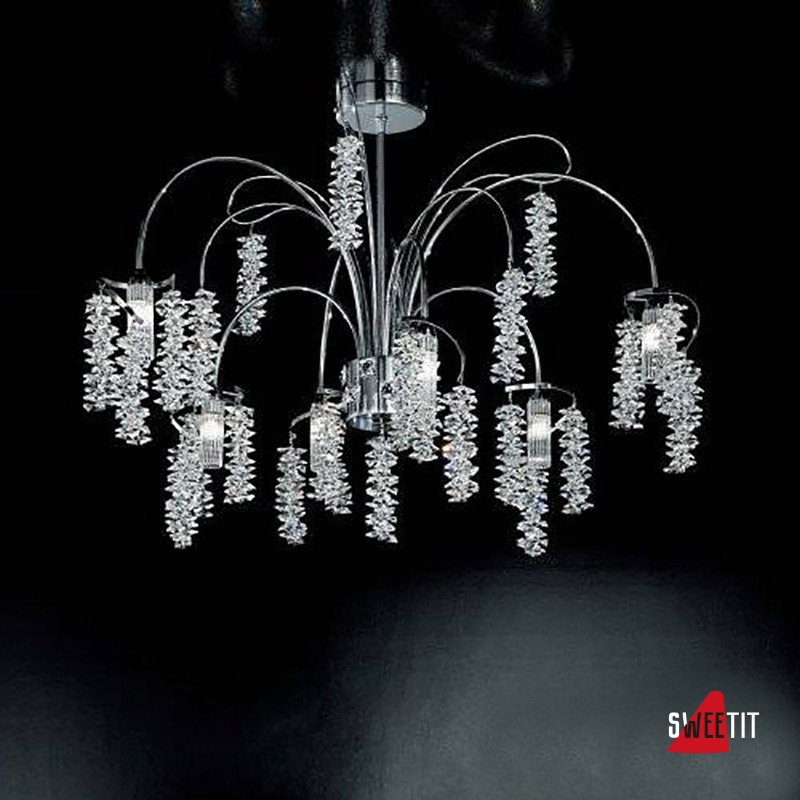 Потолочная люстра IDL Salice 391/6PF Chrome