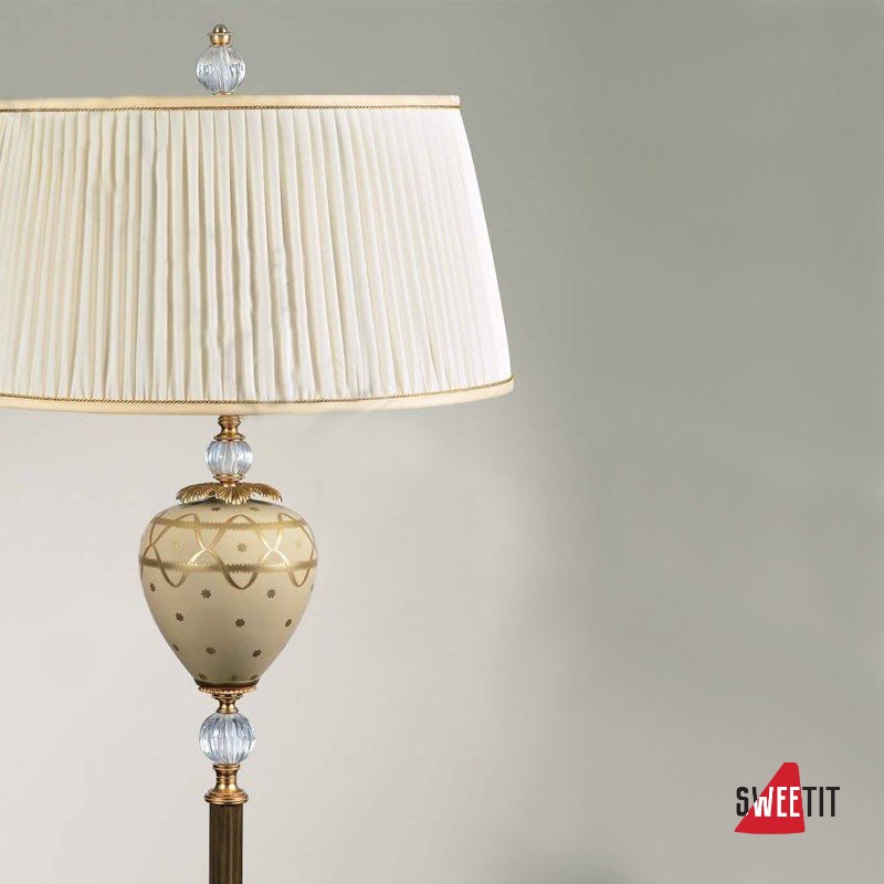 Торшер LE PORCELLANE Avorio Oro Porcelain 5040