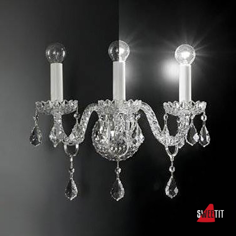Бра Italamp 282/AP3 Transp. / C / Spectra Crystal