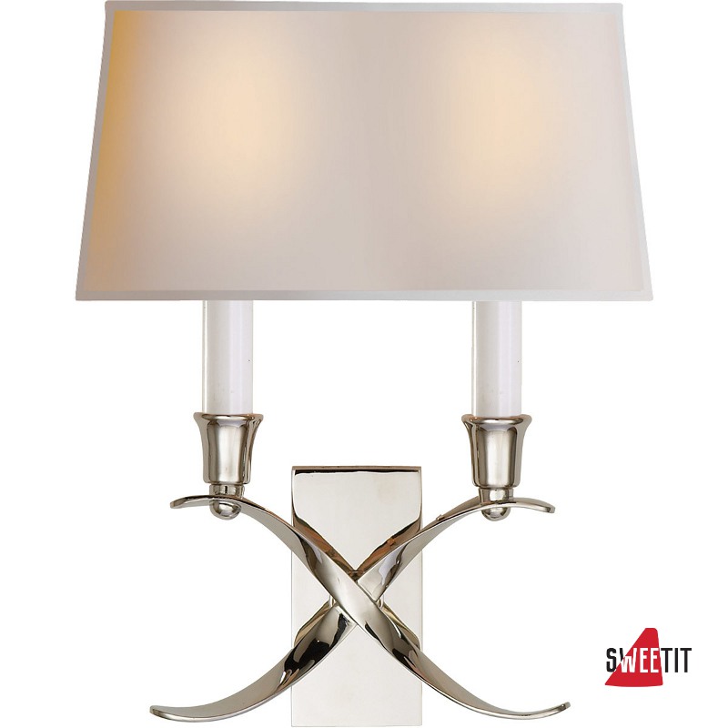 Бра Visual Comfort Cross Bouillotte Small CHD1190PN-NP