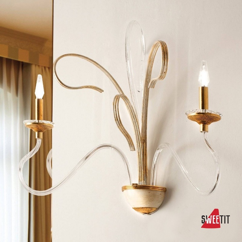 Бра Masca Deco 1878/A2 Bianco oro