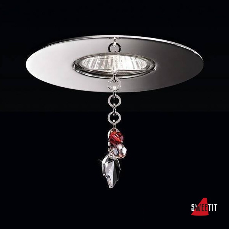 Встраиваемый спот (точечный светильник) Beby Group Bouquet 5200F01 Chrome Red