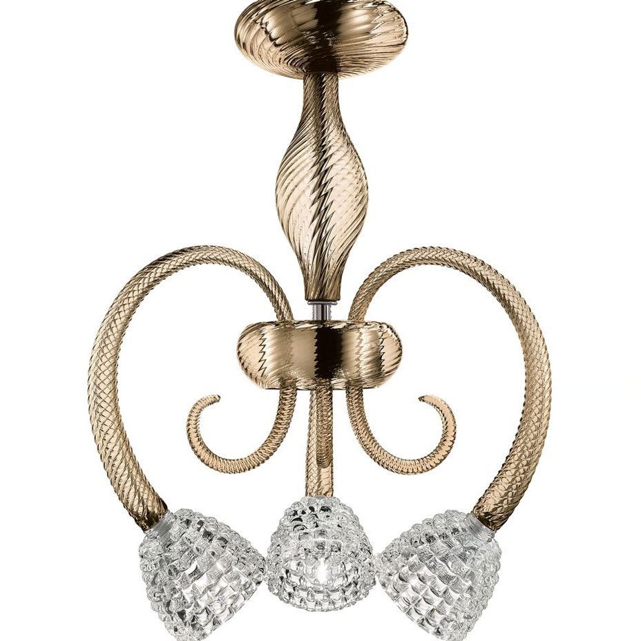 Потолочная люстра Barovier&Toso Quadri 5718/03/BW