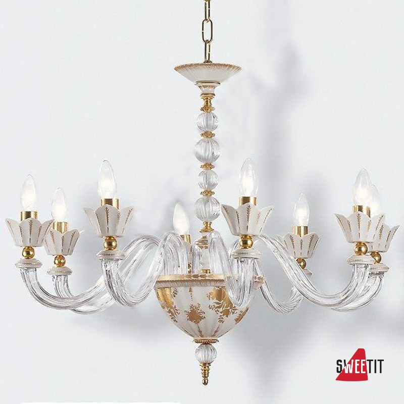 Люстра MANGANI Palladio Glass, 8-ми рожковая 675-8-0