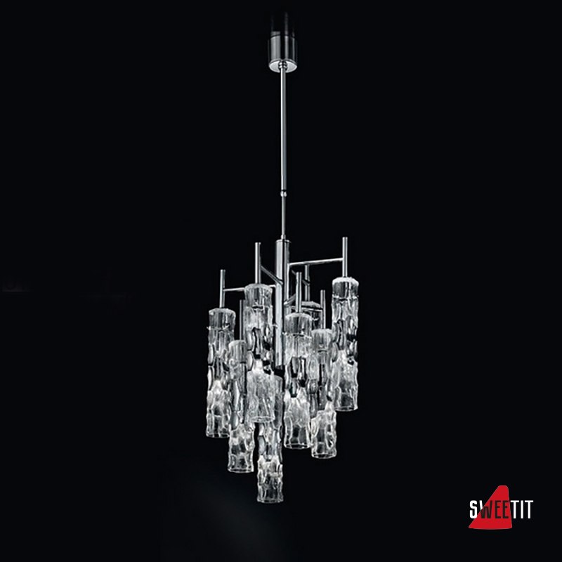 Подвесная люстра IDL Export Srl. Bamboo 423/8 chrome