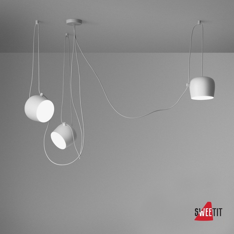 Подвесной светильник Flos AIM White F0090009 x 3 + F0093009