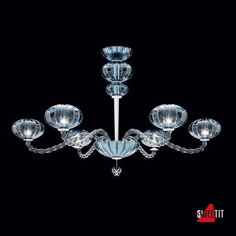 Люстра Beby Group Gloss 7720B01 Chrome Azzurro Cielo