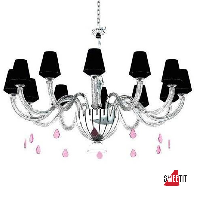 Люстра Beby Group Pure 7820BB4 Chrome Silver Cortina Black Lilac