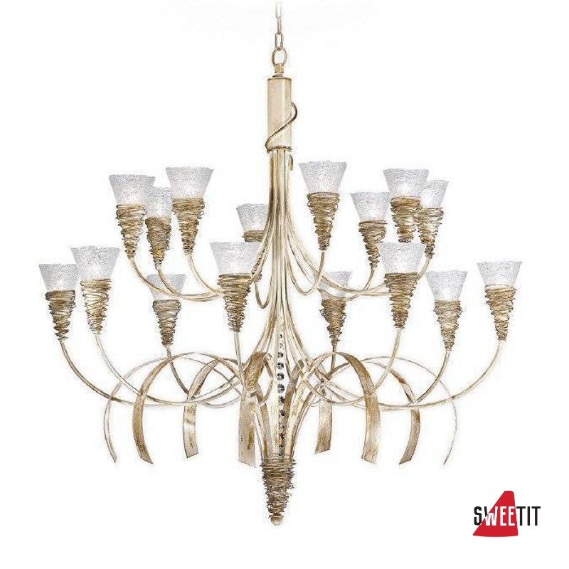 Люстра Masca Siberia 1818/16 Bianco oro / Glass 414