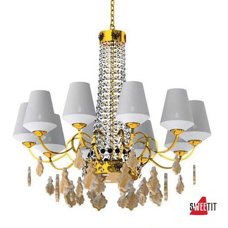 Люстра Beby Group Charming beauty 0250B04 Gold White White gold leaf