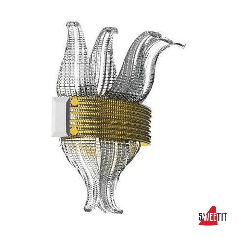 Настенный светильник Beby Group Milano Deco 8030A04 Light gold Transparent Glass