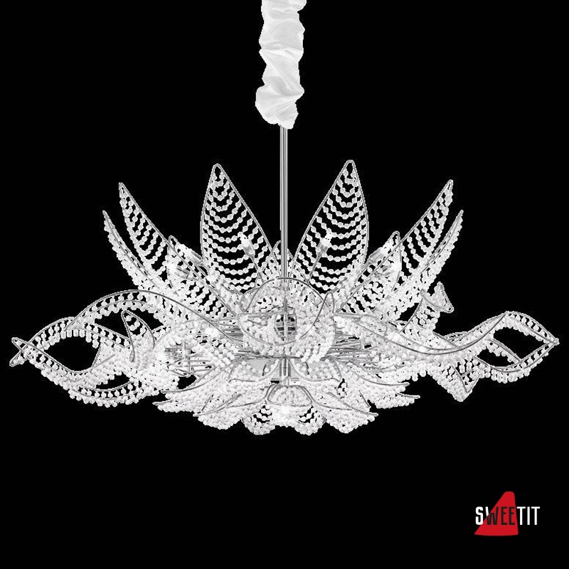 Люстра IDL Ninfea 436/18+1 Chrome Swarovski