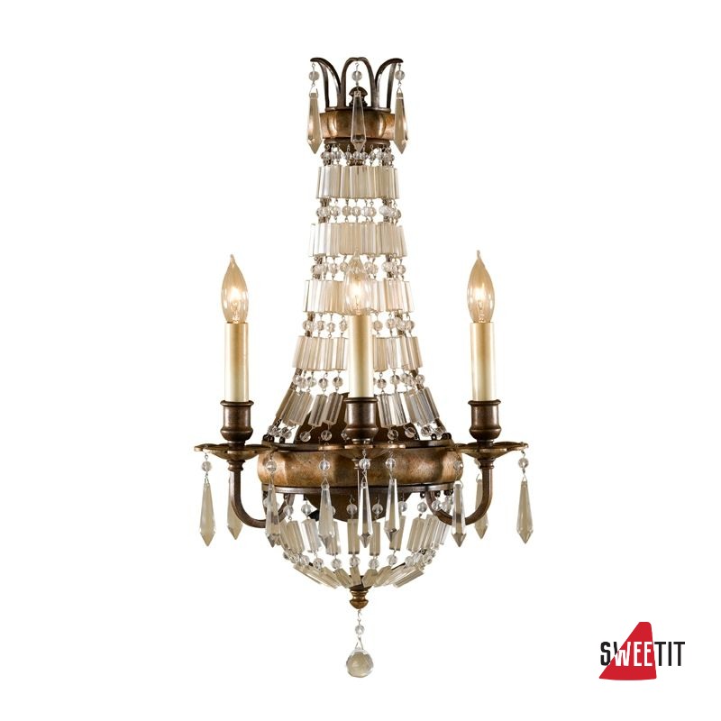 Хрустальный настенный светильник Elstead Lighting BELLINI FE/BELLINI/W3