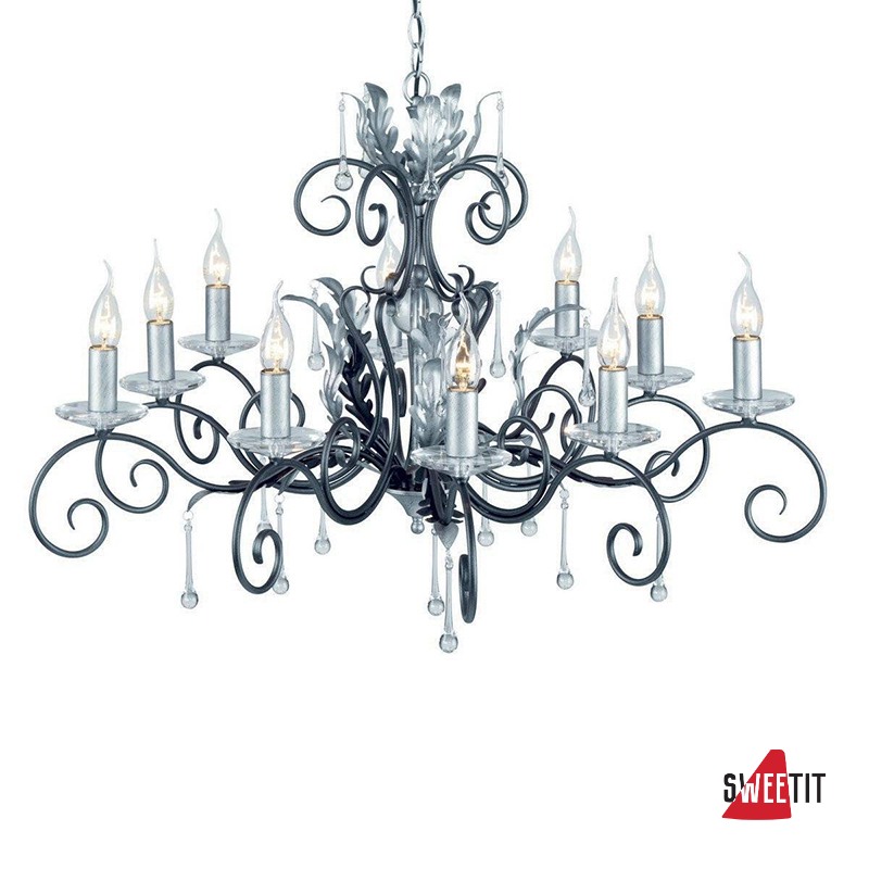 Люстра Elstead Lighting Amarilli AML10 BLK/SILVER