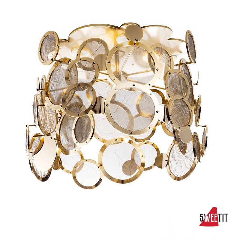 Потолочный светильник IDL Charleston 567/4PF light gold