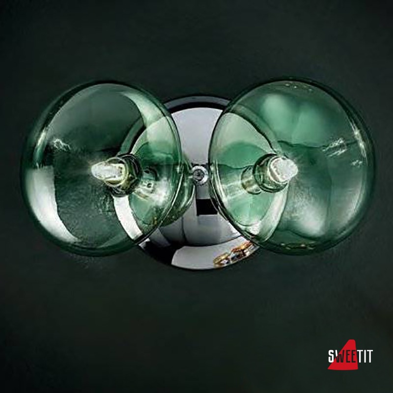 Бра IDL Moira 366/2A chrome + VERDE