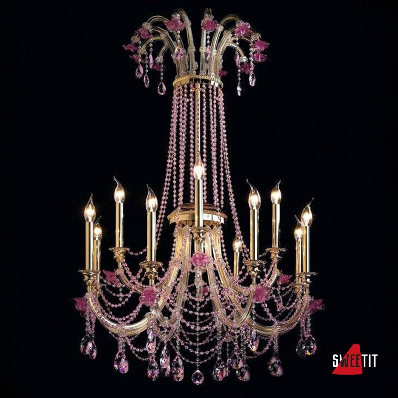 Люстра Beby Group Queen of Roses 9100B01 Light gold SW Rosaline