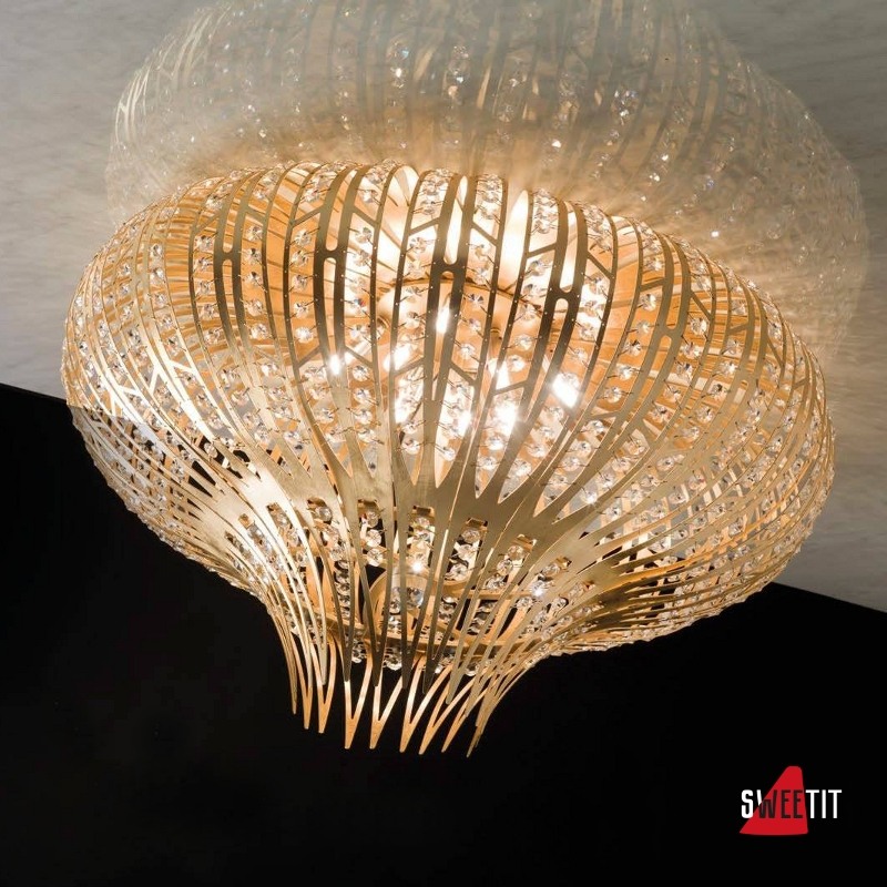 Потолочный светильник Masca Jasmine 1872/8PL Oro / Swarovski
