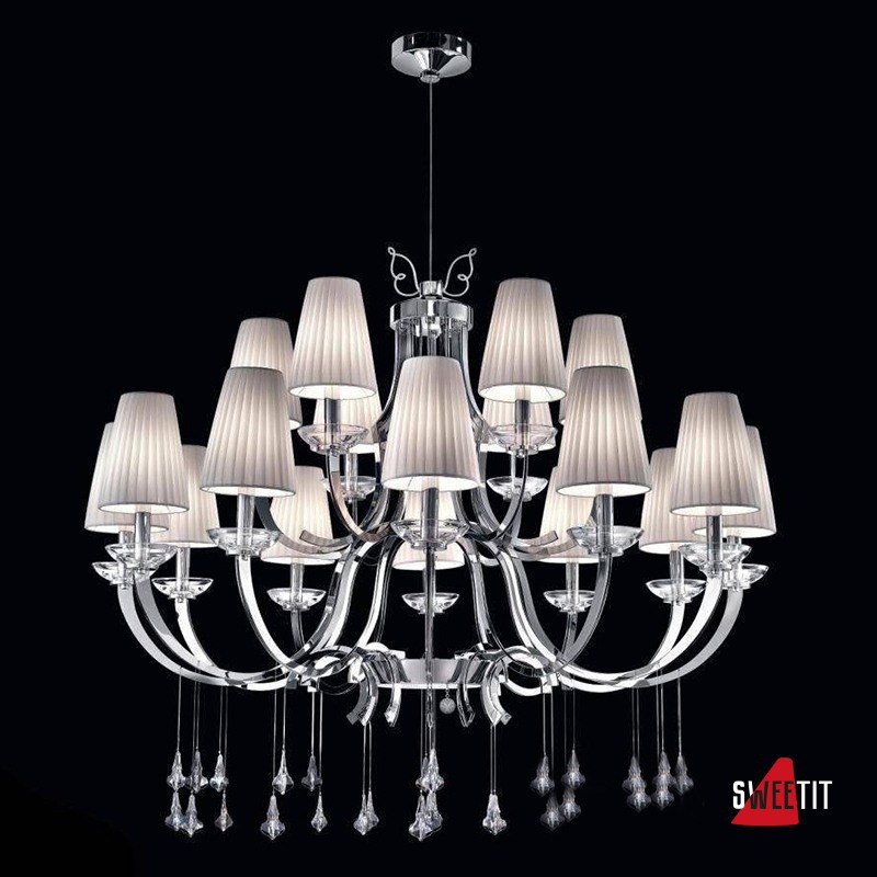 Люстра Beby Prestige 0180B01 Chrome 024 Half Cut Plaque