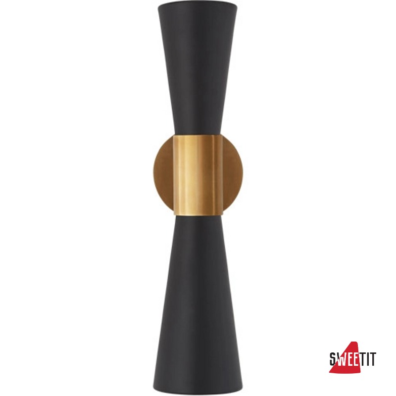 Бра Visual Comfort Clarkson Medium Narrow ARN2009HAB/BLK