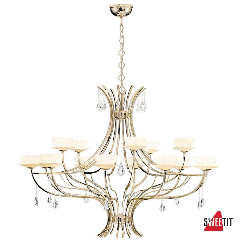 Люстра IDL Vibe 465/10+5 gold