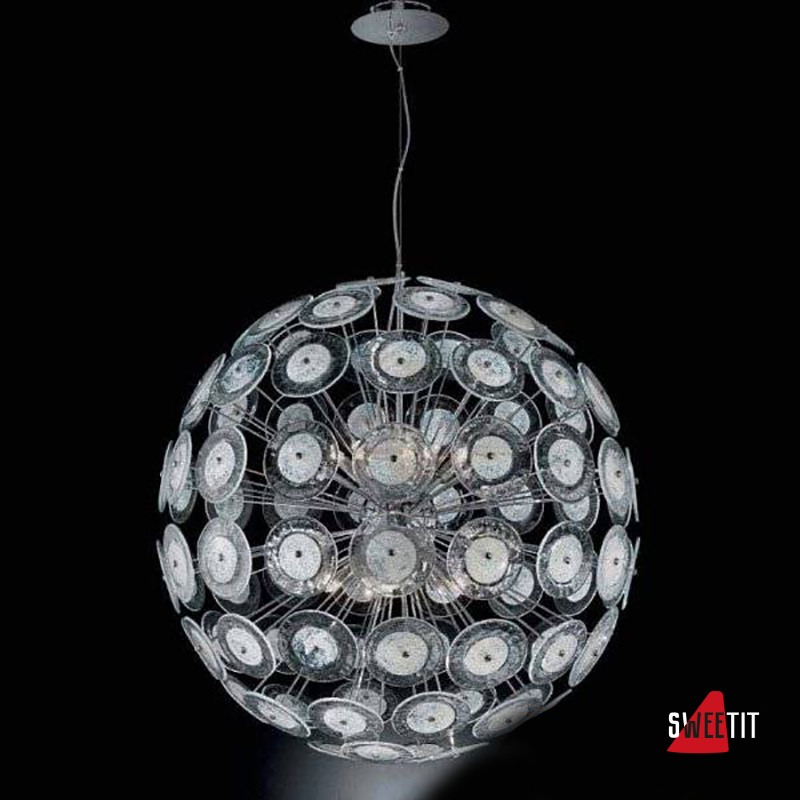 Подвесной светильник IDL Mina 243/10S chrome + BIANCO