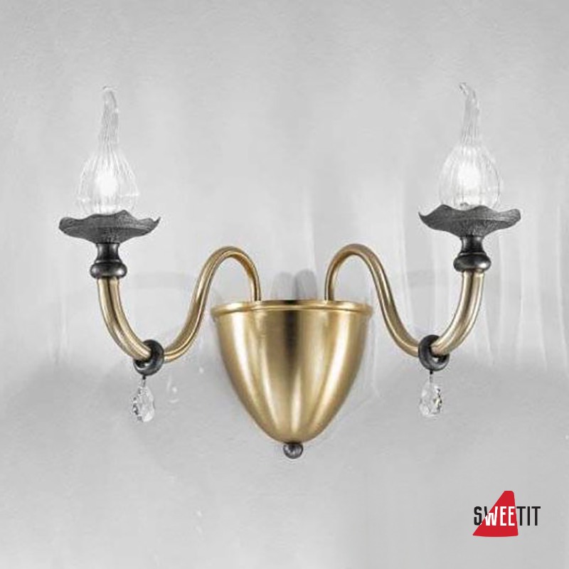Бра IDL Poesia 531/2A Brushed gold+nickel