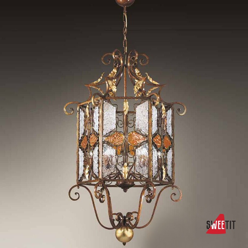 Подвесной светильник MM Lampadari Deco 6740/9 V2314 amber