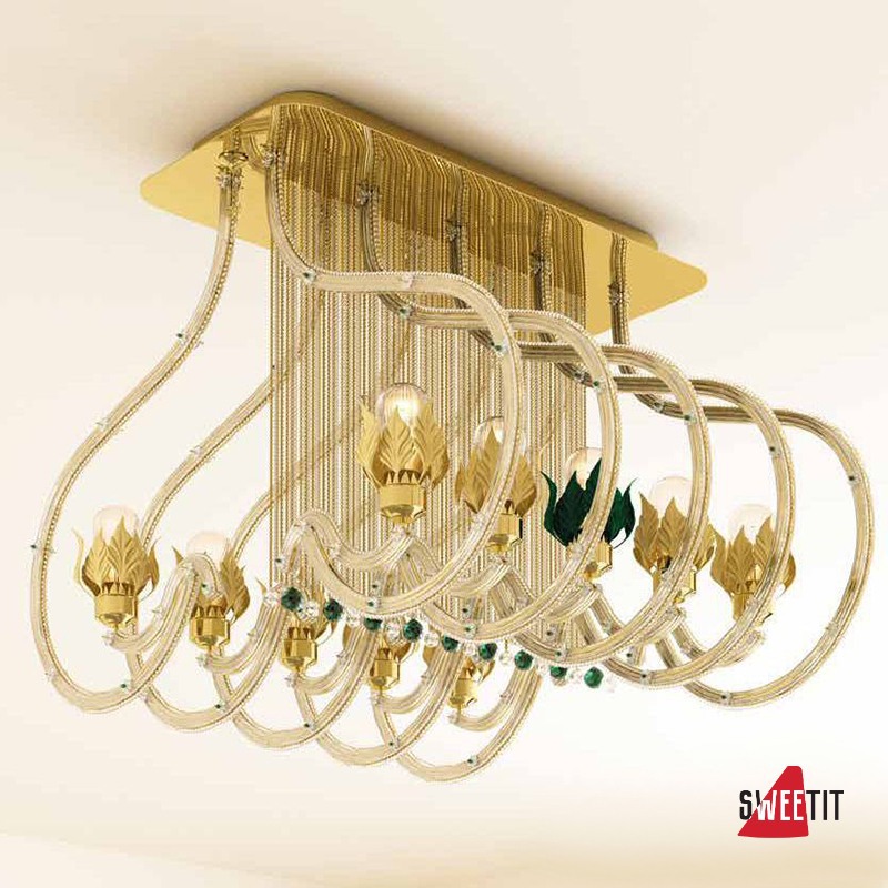 Потолочная люстра Beby Group Beby Resort 3400B04 Light Gold