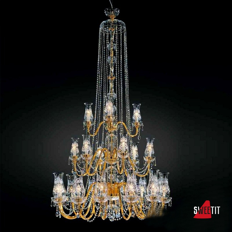 Люстра Italamp S014/21 Transp./ O / Spectra Crystal
