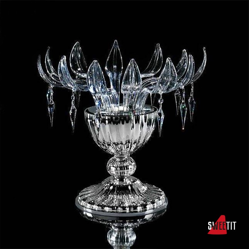 Настольная лампа Beby Garden Party 7810L03 Chrome Silver Cortina SW Silver Night