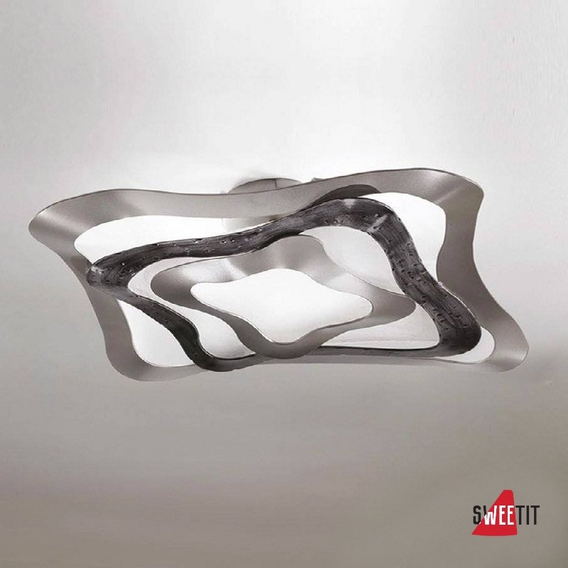 Потолочный светильник Masca Gioiello 1844/2PL Ral nero / Glass 550