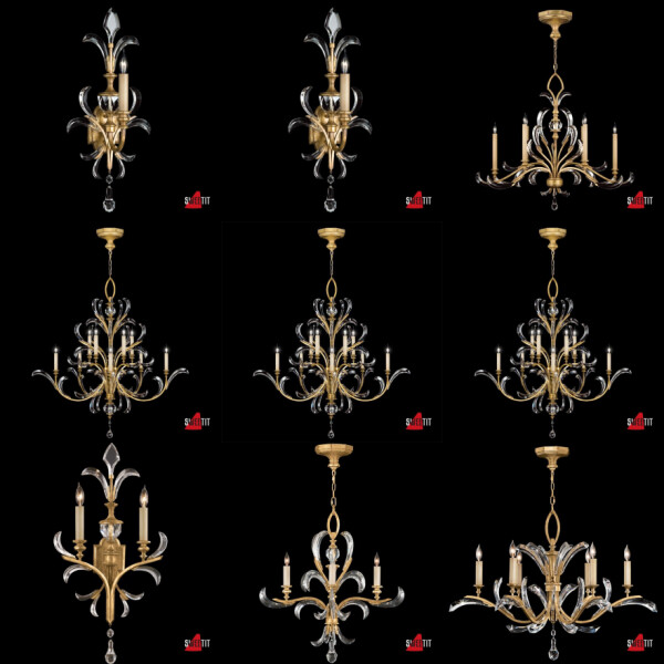 Beveled Arcs Gold